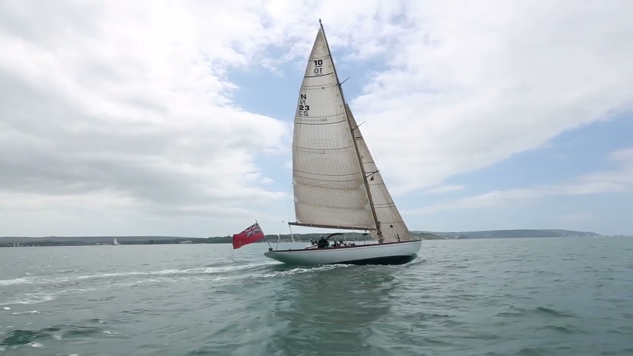 BOJAR - VINTAGE YACHT JOHAN ANKER 52 FT FLUSH DECK CUTTER 1937