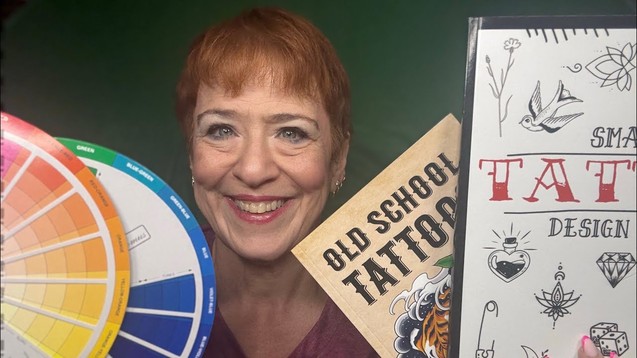 ASMR -ROLEPLAY- tattoo artist consultation - helping you choose design, colours -over explaining