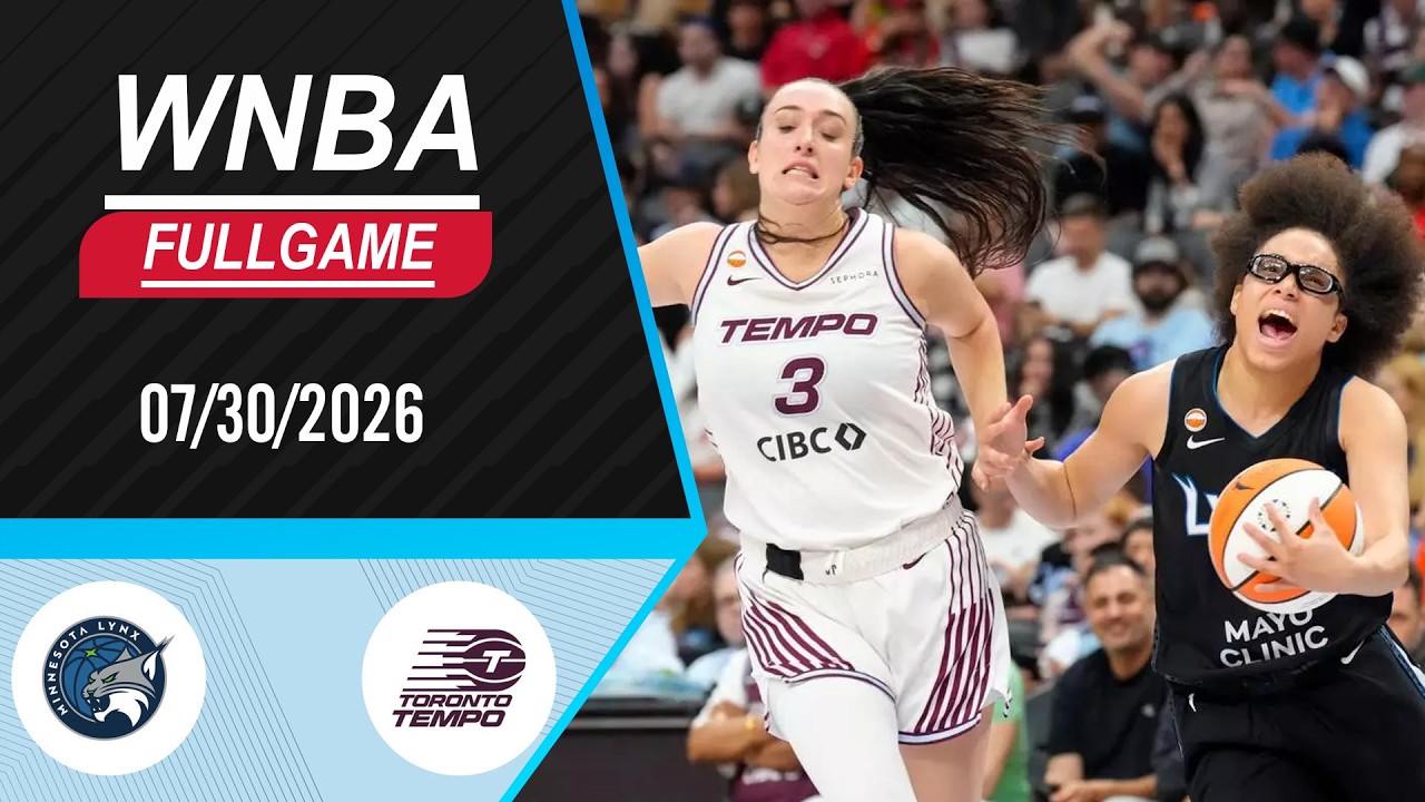Миннесота Линкс против Торонто Темпо &mdash; Полная запись игры, 30 июля 2026 г. | WNBA 2026