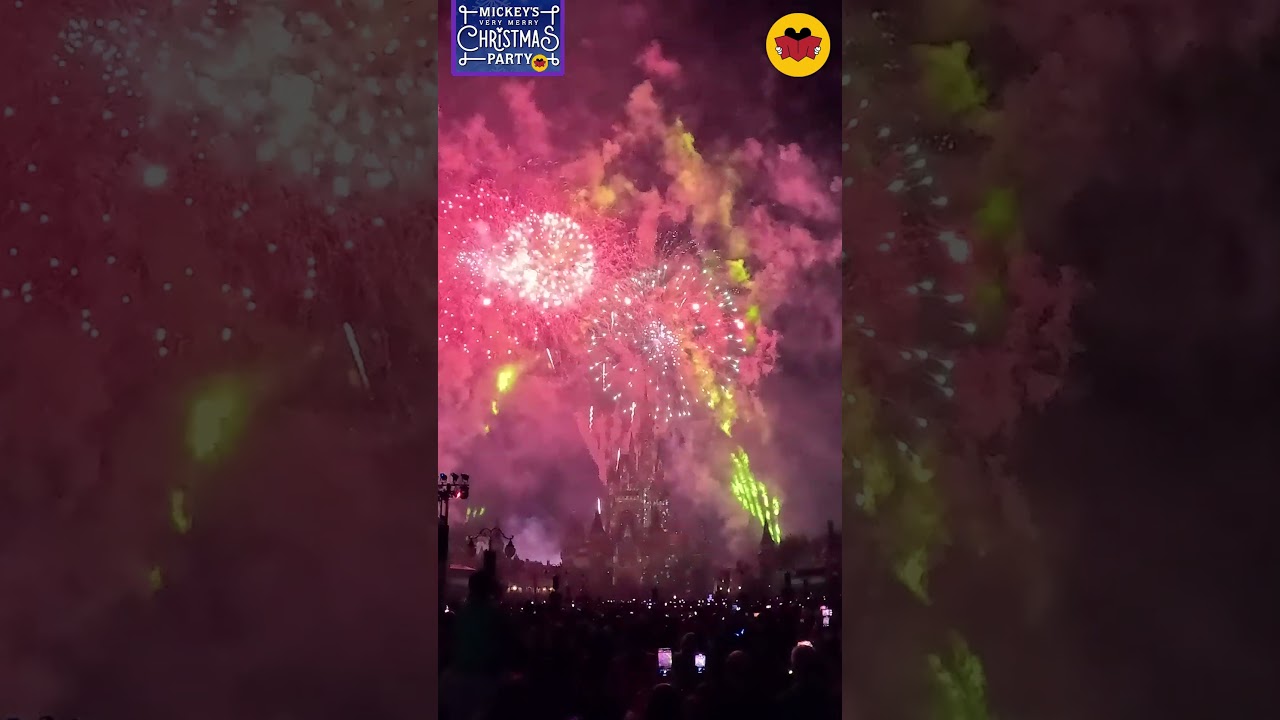 THE BIG DISNEY CHRISTMAS FIREWORKS FINALE! #Mouseterclass