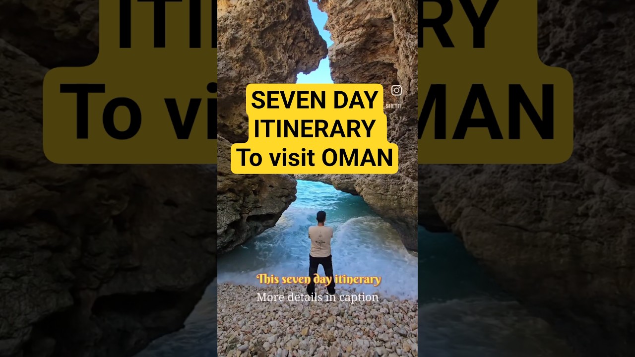 Planning to visit Oman? This 7 day Itinerary will help you make your plan. #omantourism
