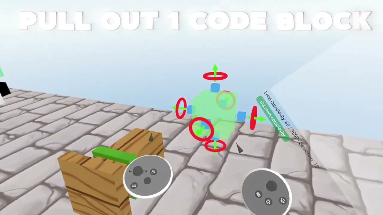 How to make a flying machine in Grab VR using code blocks