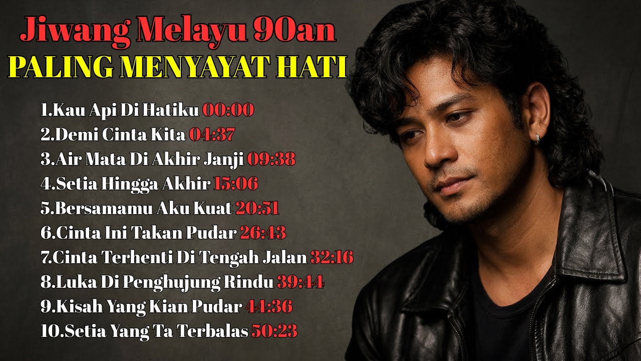 TOP 10 LAGU JIWANG MELAYU 90-AN TERSEDIH | Nostalgia Cinta & Luka Hati Sepanjang Masa