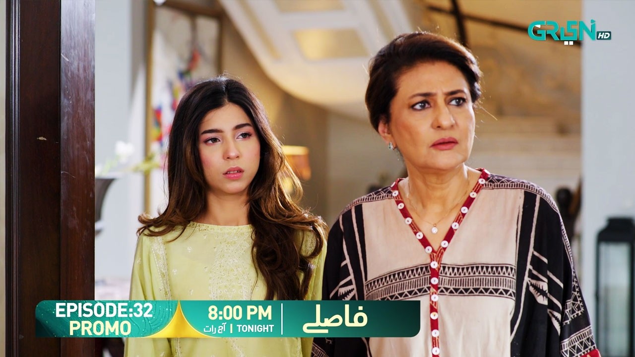 Faaslay Episode 32 Promo | Tonight at 8:00 PM | Ali Ansari - Saboor Ali | Only On Green TV