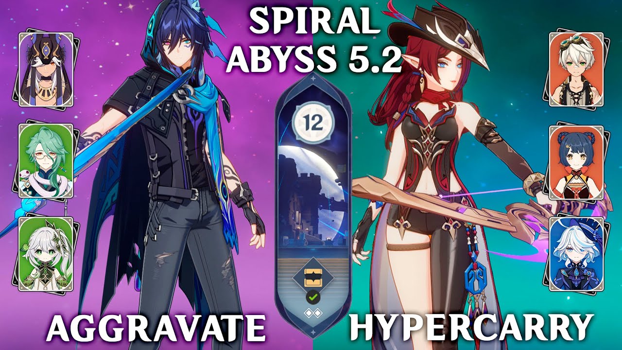 C1 Ororon and C0 Cyno Aggravate & C0 Chasca Hypercarry. Spiral Abyss 5.2. Genshin Impact 5.2