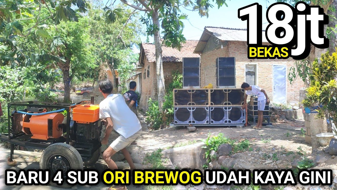 CUMA 4 SUB ORI BREWOG UDAH KAYA GINI ! CEK SOUND 18 JUTA BARANG BEKAS IFAL AUDIO PLANAR