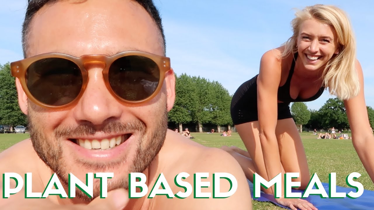 What I Eat In A Day + I Ran A HALF MARATHON?! | Plant Based Meals & Pilates Workout