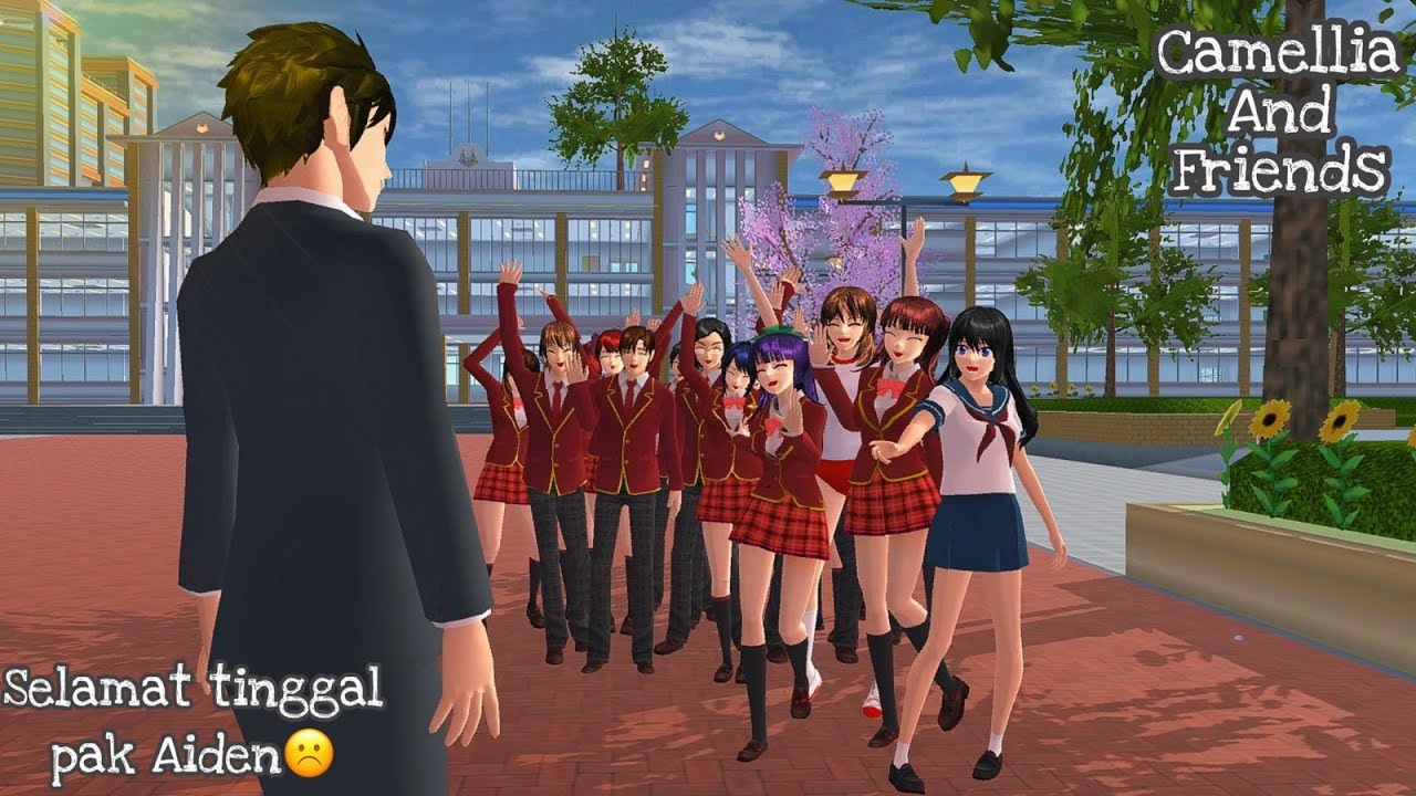 Camellia And Friends [Pak Aiden Pindah Sekolah] || SAKURA SCHOOL SIMULATOR DRAMA