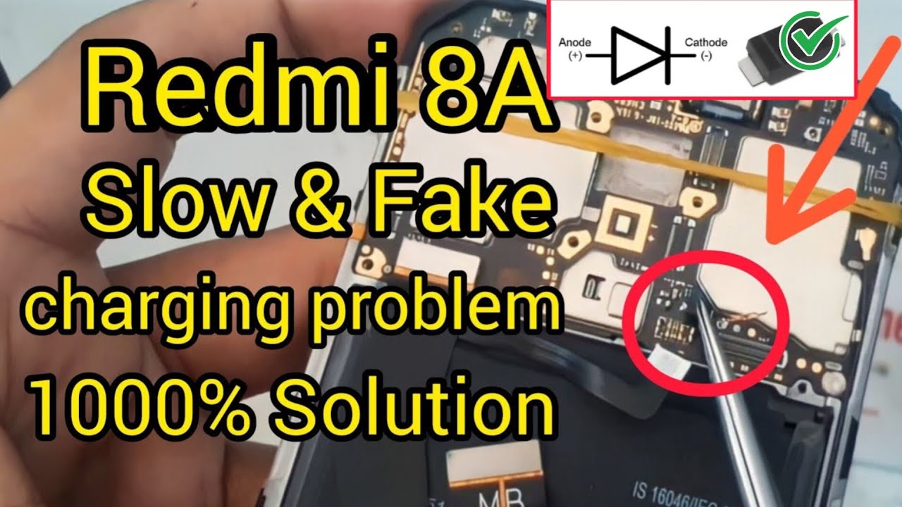 Redmi 8A Fake/Slow Charging Problem 1000% Solution || All Android Mobile Fake Charging Problem
