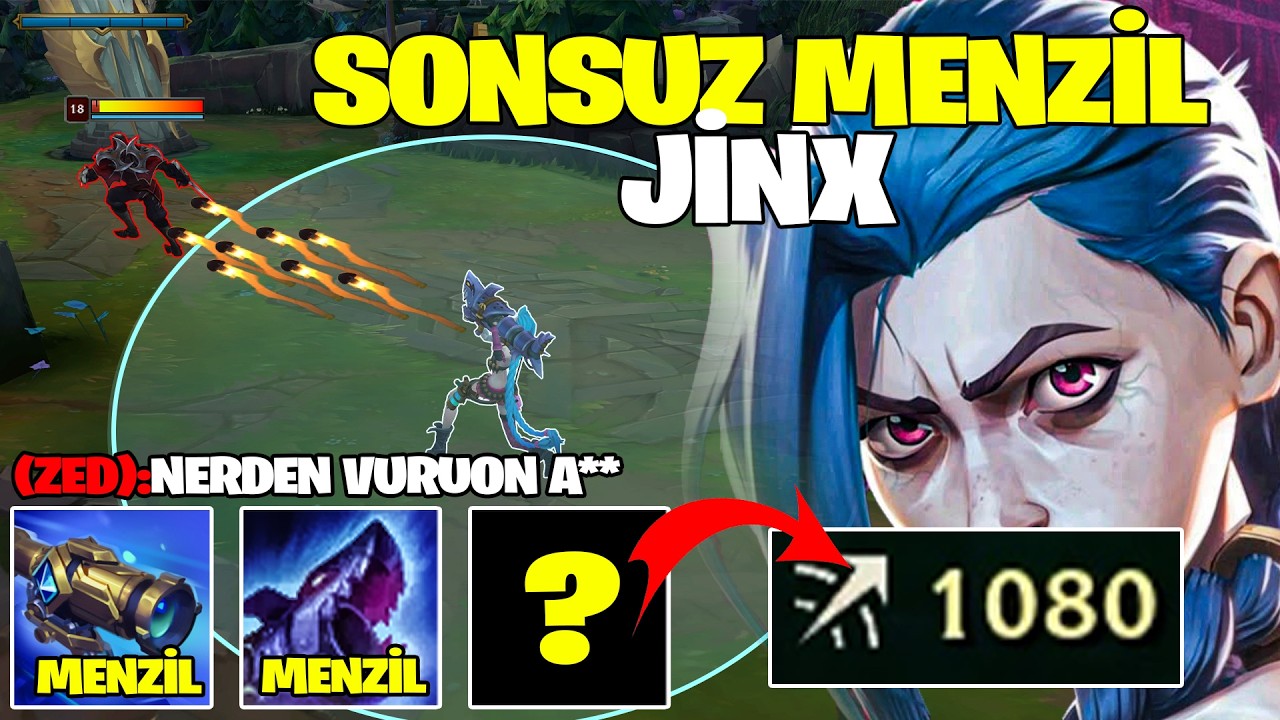 YENİ İTEMLERLE JİNX UZAYDAN VURUYOR!!! GÖREMİYORLAR BİLE