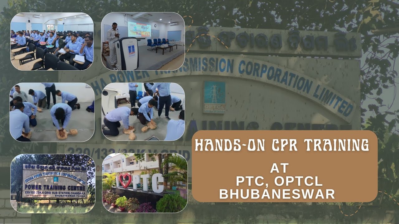 Hands-On CPR TRAINING at PTC,OPTCL, BHUBANESWAR 