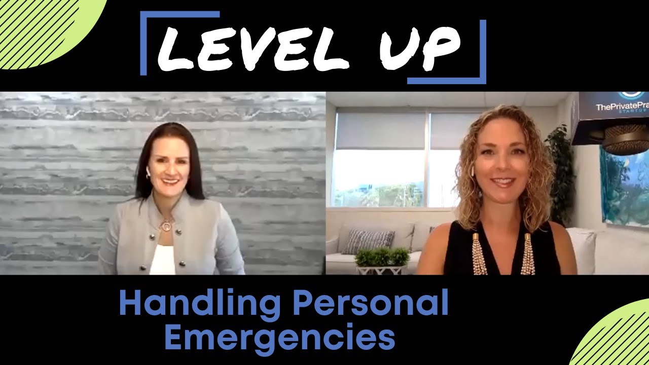 Handling a Personal Emergency as a Private Practice Owner