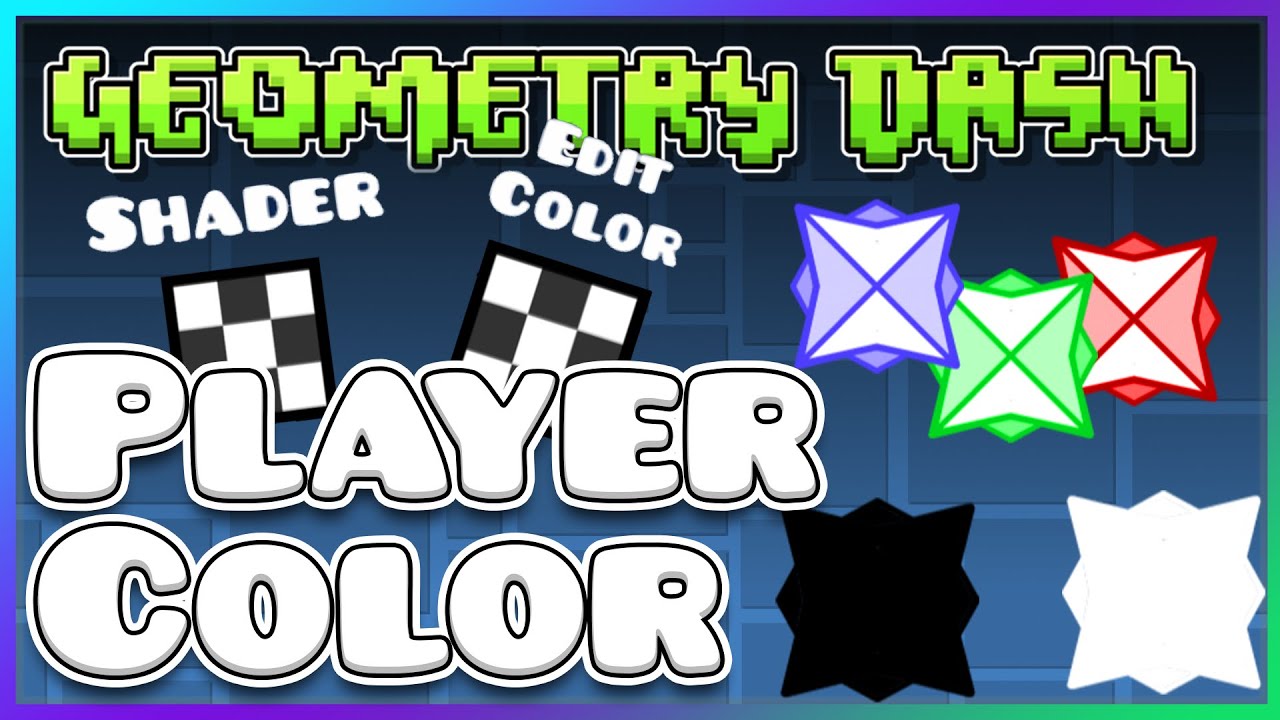 How to change PLAYER COLOR | Geometry Dash 2.2 Editor Tutorial 🛠️