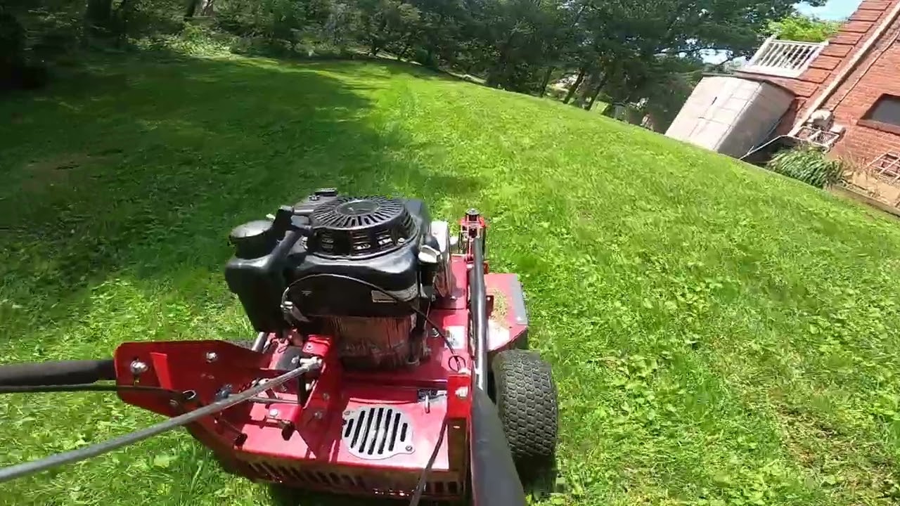 Ferris FW15 mower on a 38% Grade