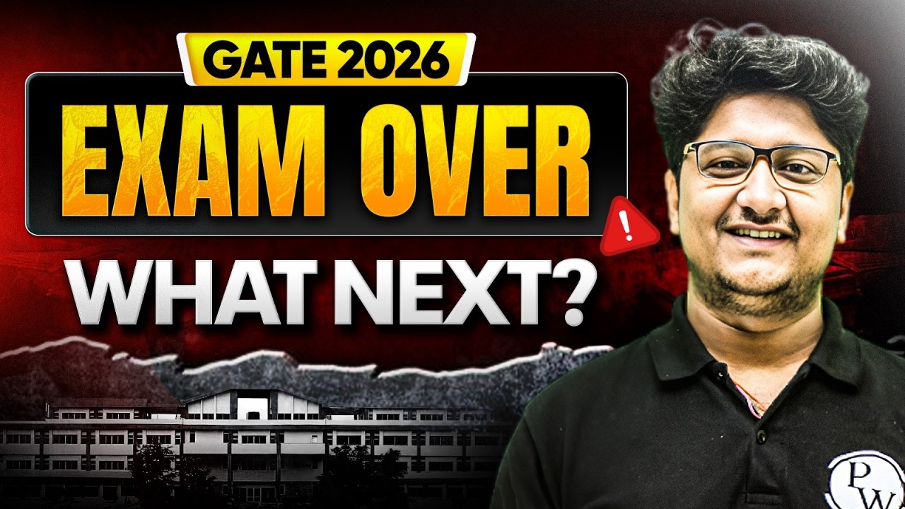 GATE 2026 Exam Over | What After GATE 2026? | PSU vs M.Tech vs Job? | Complete Roadmap
