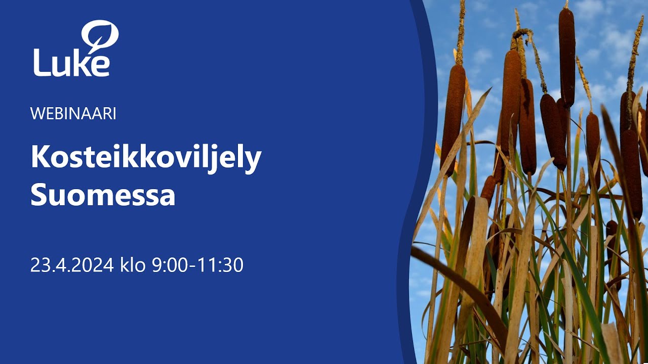 Kosteikkoviljely Suomessa -webinaari