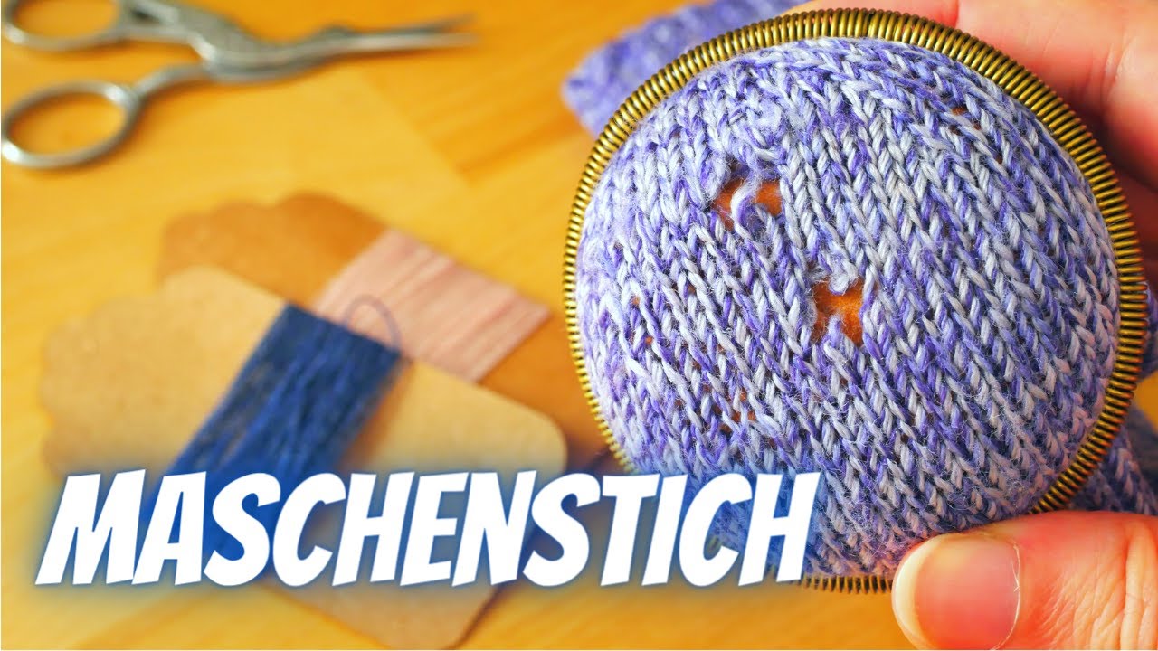 Mottenloch stopfen | Socken reparieren
