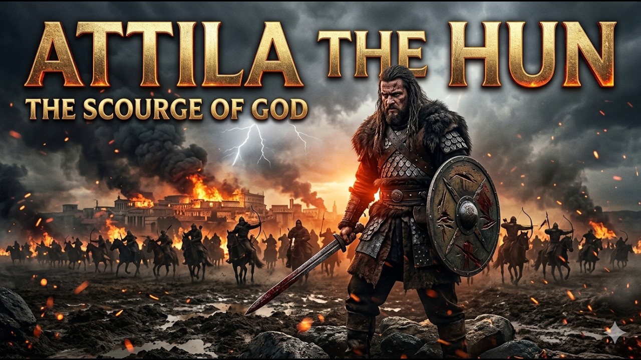 Attila the Hun — The Scourge of God | The Barbarian Who Terrified Rome