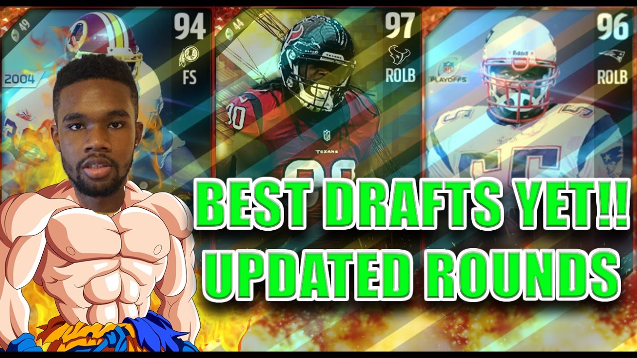 THESE DRAFTS ARE INSANE!! SUPER STACKED LAST ROUND!! MADDEN 17 DRAFT CHAMPIONS
