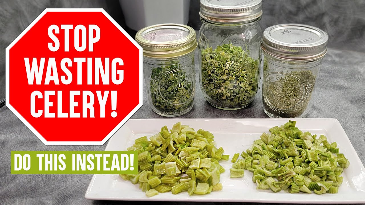 Don't Let Celery Languish in your Fridge again! Dehydrated Celery | Whatever Seasoning