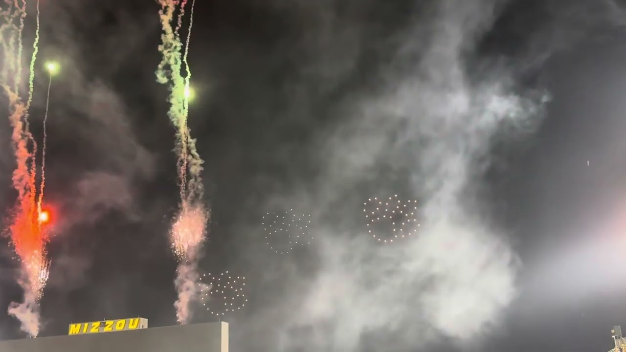 Marching MIZZOU halftime 8/29/24 - Drone Show