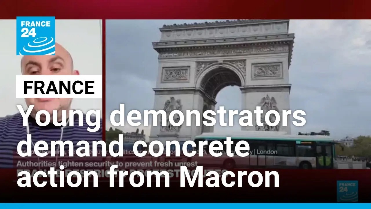 France: Young demonstrators demand concrete action from Macron &bull; FRANCE 24 English