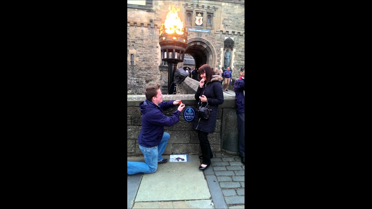 Awkward ginger proposes to beautiful princess