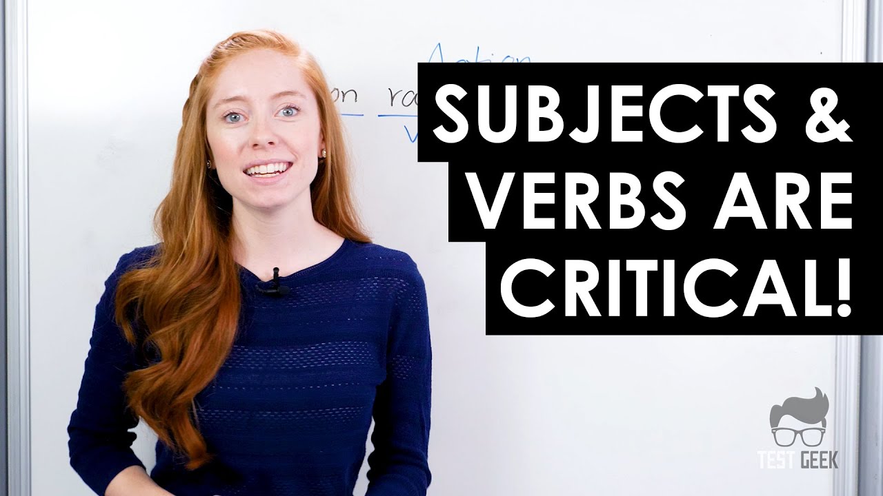 The Most Important SAT Writing/ACT English Section Skill -- Subjects & Verbs Grammar (SAT Prep)