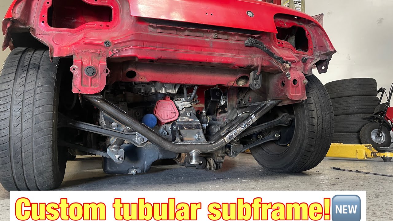 Building a CUSTOM Subframe For The D16 Swap Honda BEAT!