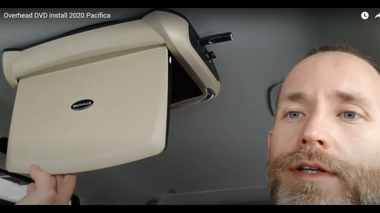 Overhead DVD install 2020 Pacifica