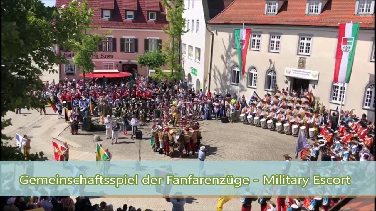 LKZ Laupheim-Sternmarsch 2018 Military Escort