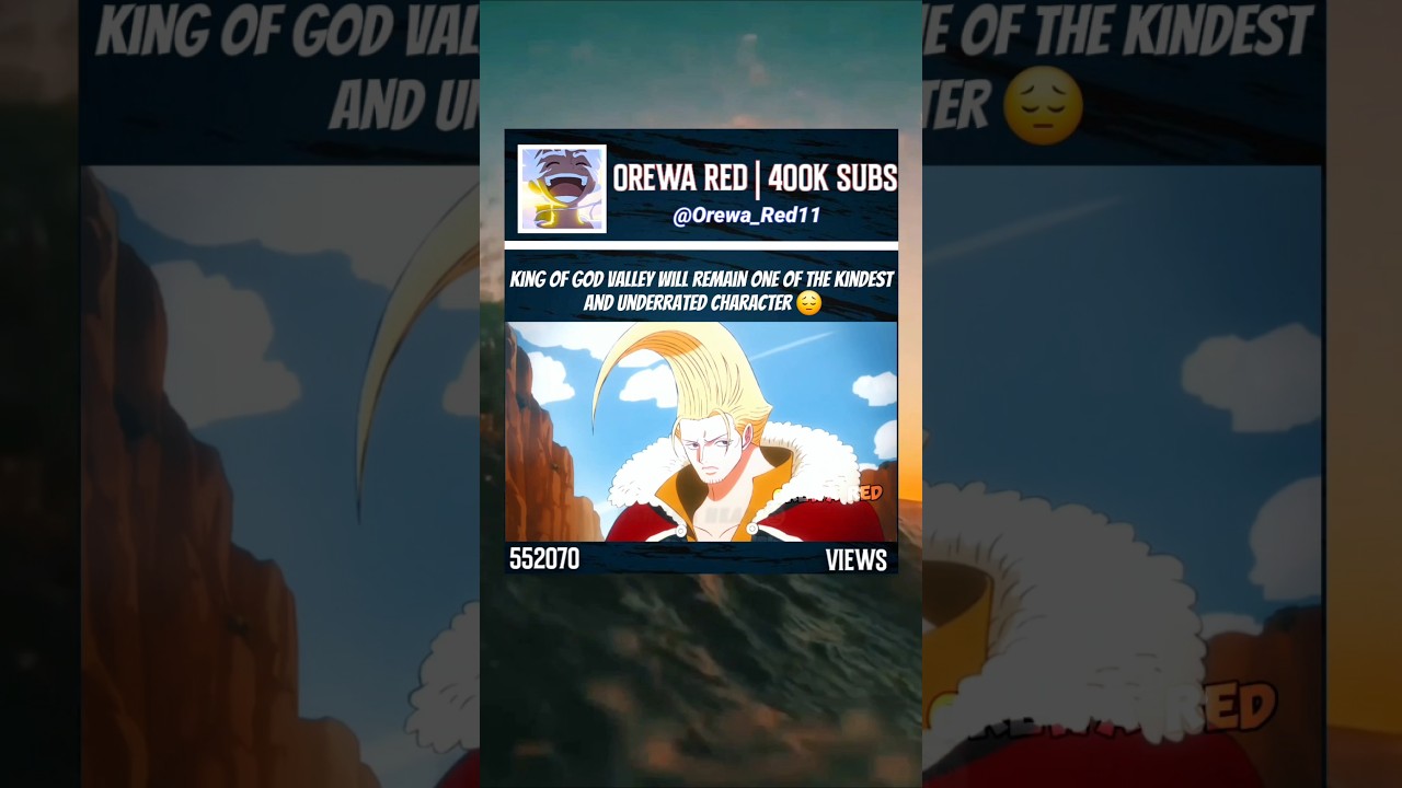 Underrated Character of God Valley 😔 