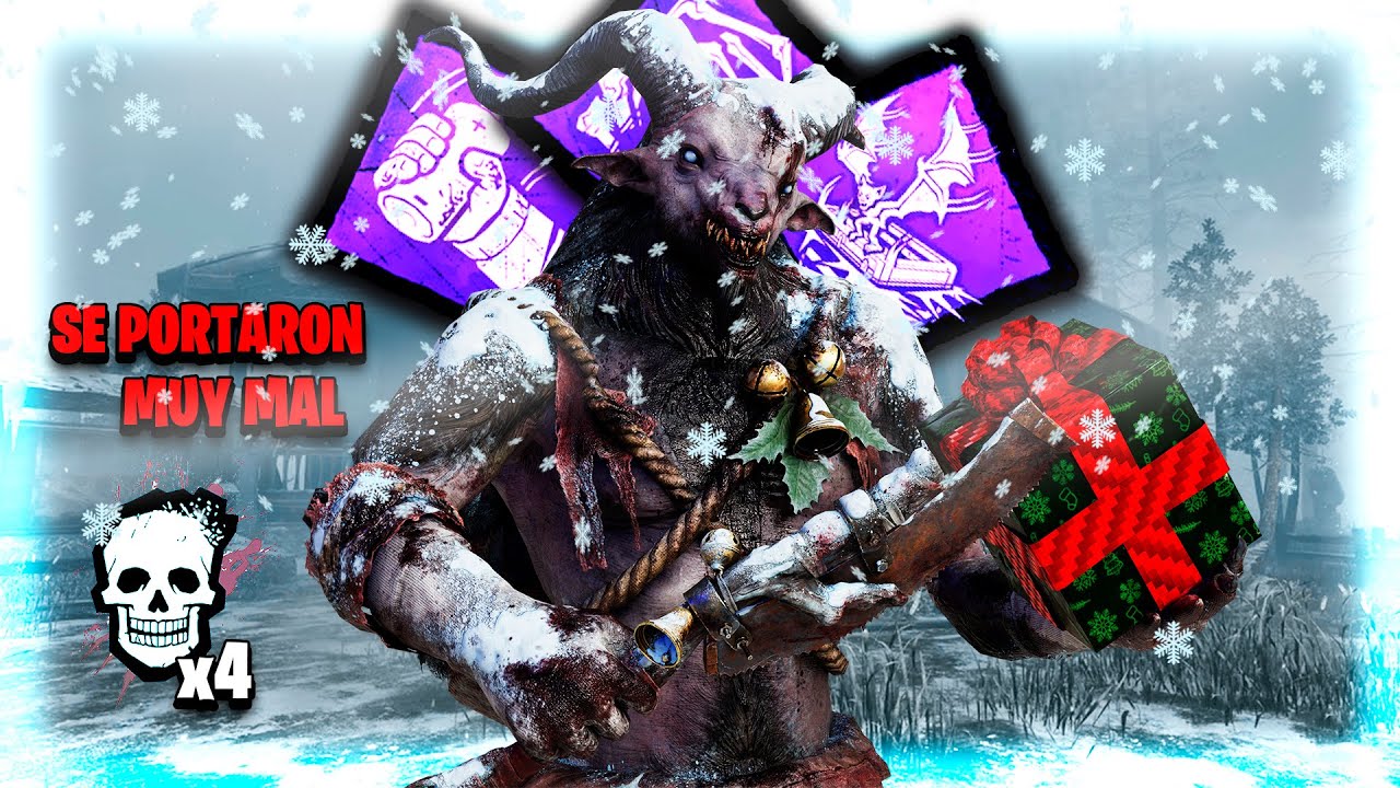 Estos SURVIS se Portaron Muy Mal🎄NO SUBESTIMES AL TRAMPERO KRAMPUS🎄BUILD POTENTE | Dead by Daylight
