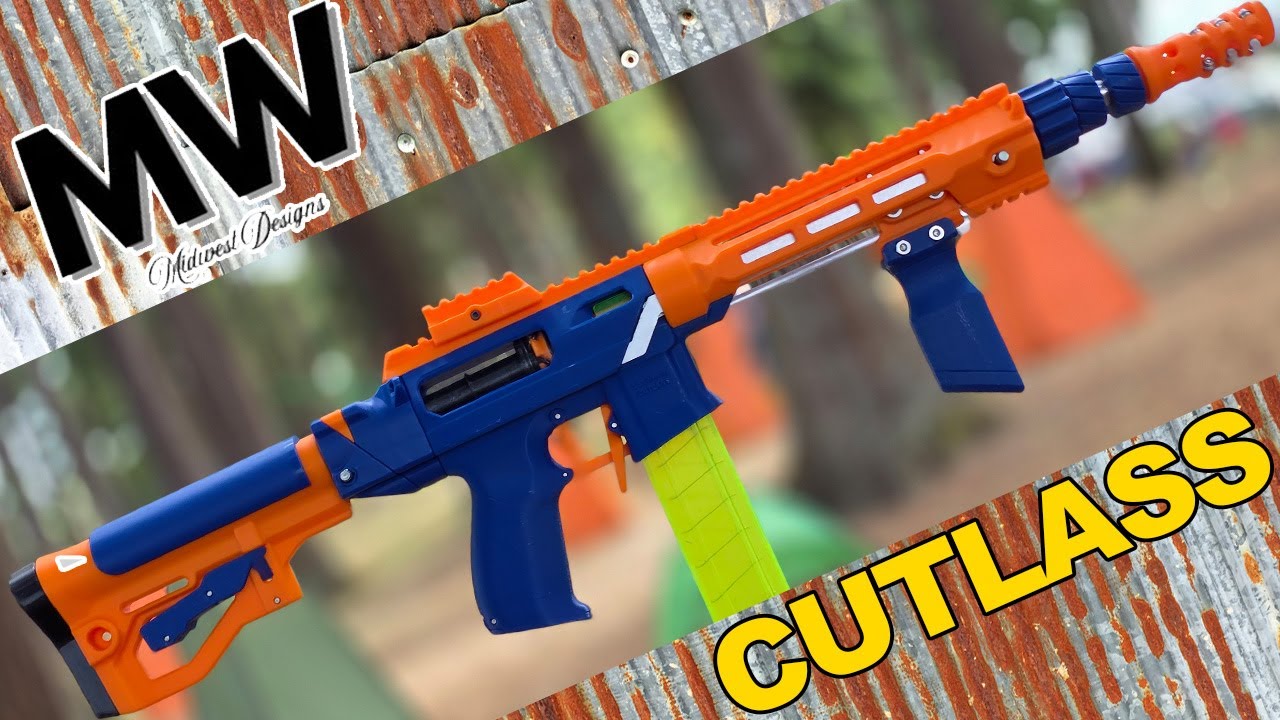Taking a Look at The  Cutlass Foam Dart Blaster by Midwest Designs.
