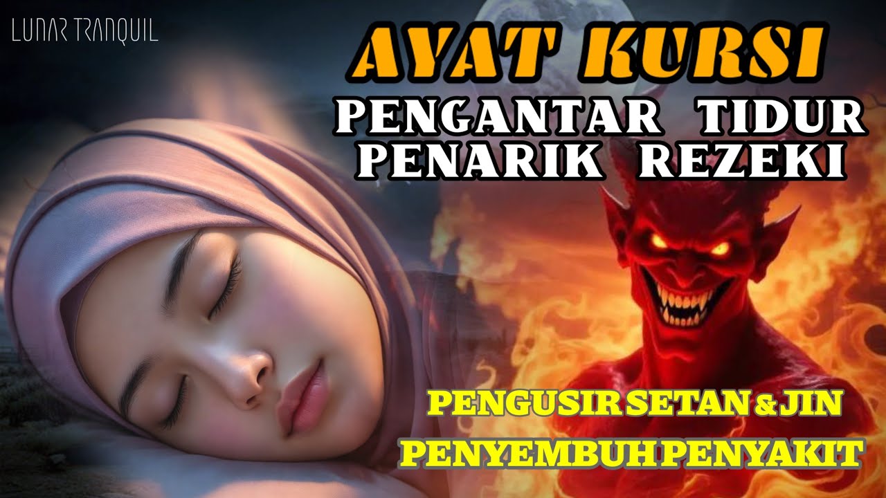 Ayat Kursi & Doa Sebelum Tidur | Amalan Pengusir Jin & Setan 🌙 Lunar Tranquil