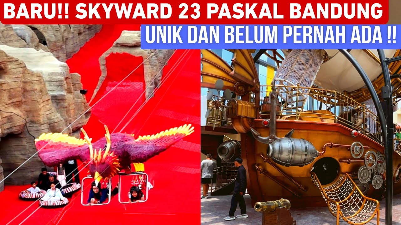 SKYWARD BANDUNG‼️ WISATA BANDUNG TERBARU 2025 | BERADA DI ROOFTOP 23 PASKAL MALL BANDUNG‼️