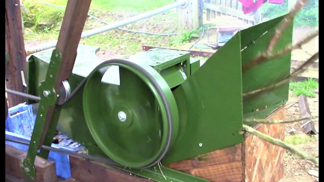 Wood Chipper's Finished!! (Homemade log chunker from a bought mechanism.)