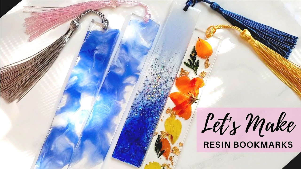 DIY Resin Bookmarks Tutorial - 3 Easy Techniques