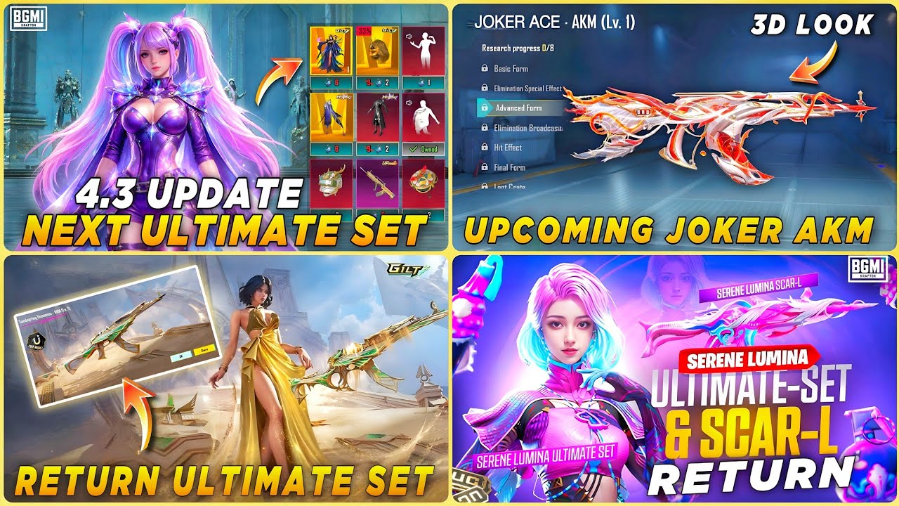 🔴 NEXT BUBU ULTIMATE SET | NEXT UPGRADABLE AKM SKIN | SANDSPRING AKM RETURN| RETURN ULTIMATE SET 🤩