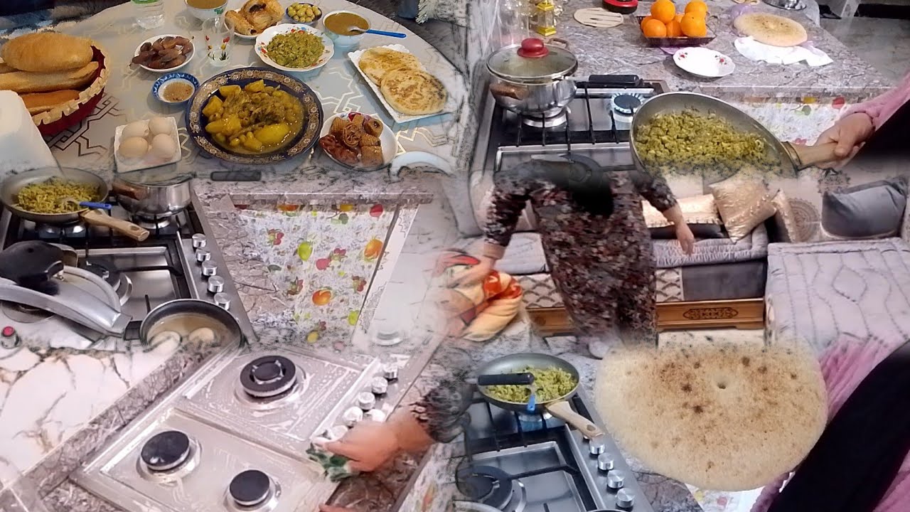 روتين يومي على طبيعتو شاركتو معاكوم 🥰 هدا حال كل ام في دارها الله يعطينا العوين 🤲🏼