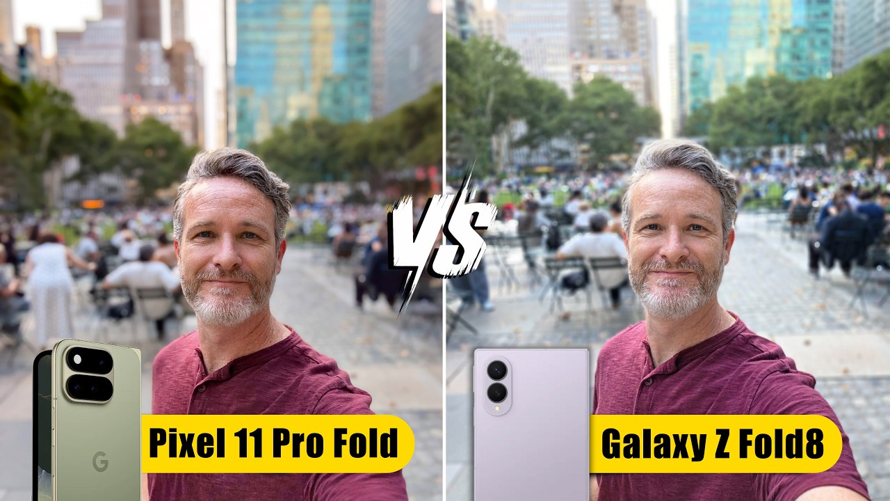 Pixel 11 Pro Fold versus Samsung Galaxy Z Fold 8 camera comparison