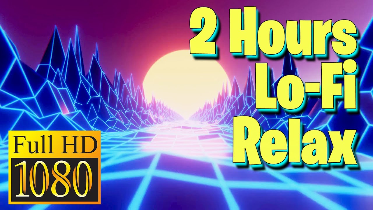 Neon Retro Wave Video 2 Hours, Relax Lo-Fi music NCS, ретро вейв, музыка для фона, неон вэйв