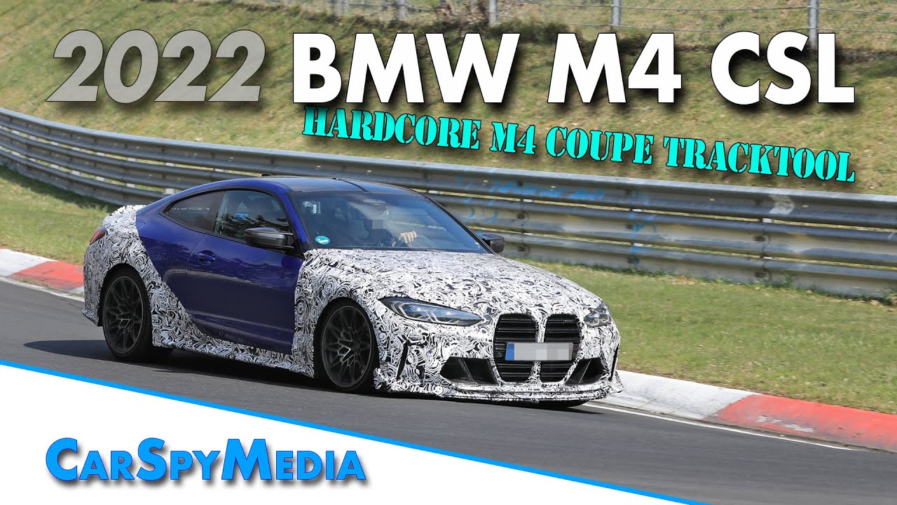 2022 BMW M4 CSL prototype continues testing at the N&uuml;rburgring