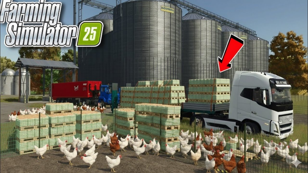 Fs25 mods - Chicken challenge 1.50 lakh eggs Sell  | Modshub