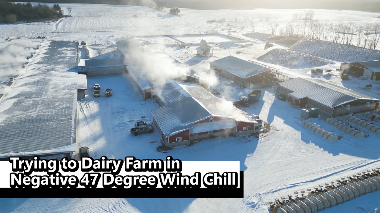 Trying to Dairy Farm in Negative 47 Degree Wind Chill