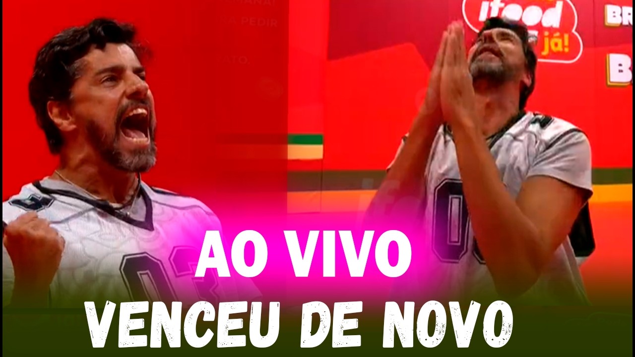🔴 ALBERTO VENCE a PROVA DO Líder, Comentando AO VIVO, 19.03