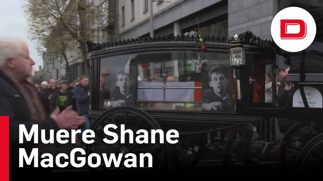 El emotivo funeral «de Estado» por el multiadicto poeta del rock irlandés Shane MacGowan