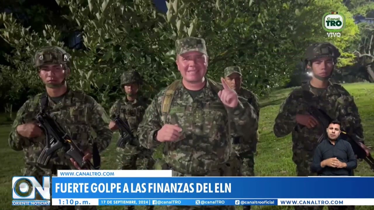 Fuerte golpe a las finanzas del ELN