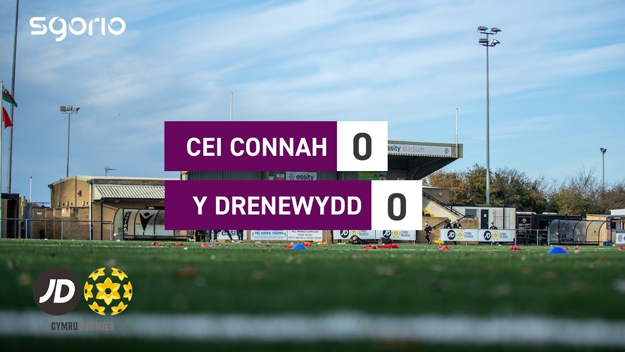 Uchafbwyntiau ac ymateb | Cei Connah 0-0 Y Drenewydd