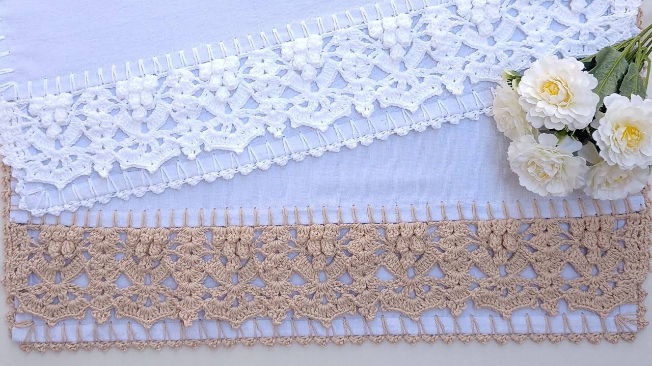 NOVO BARRADINHO, PARA PANOS DE PRATO #64 🥰🥰 Por ateliê Aline Silvaa